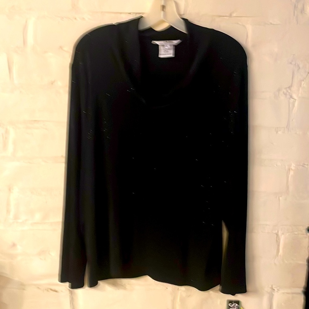 Black Knit Top